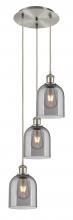 Innovations Lighting 113B-3P-SN-G558-6SM - Bella - 3 Light - 12 inch - Brushed Satin Nickel - Cord hung - Multi Pendant