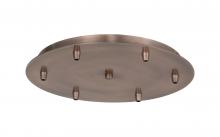  116-AC - 6 Light Round Multi Port Canopy