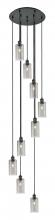 Innovations Lighting 119B-9P-BK-G434-7SM - Crown Point - 9 Light - 19 inch - Matte Black - Multi Pendant