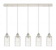 Innovations Lighting 125B-5P-PN-G434-7DE - Crown Point - 5 Light - 37 inch - Polished Nickel - Linear Pendant