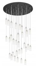 Innovations Lighting 160BK-B-31P-PN-G434-12CL - Crown Point - 31 Light - 60 inch - Polished Nickel - Multi Pendant