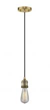 Innovations Lighting 201C-BB - Bare Bulb - 1 Light - 3 inch - Brushed Brass - Cord hung - Mini Pendant