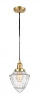 Innovations Lighting 201C-SG-G664-7 - Bullet - 1 Light - 7 inch - Satin Gold - Cord hung - Mini Pendant