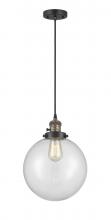 Innovations Lighting 201CSW-BAB-G202-10 - Beacon - 1 Light - 10 inch - Black Antique Brass - Cord hung - Mini Pendant