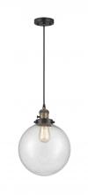 Innovations Lighting 201CSW-BAB-G204-10 - Beacon - 1 Light - 10 inch - Black Antique Brass - Cord hung - Mini Pendant