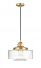 Innovations Lighting 201CSW-SG-G694-12 - Bridgeton - 1 Light - 16 inch - Satin Gold - Cord hung - Mini Pendant