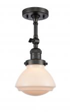  201F-OB-G321 - Olean - 1 Light - 7 inch - Oil Rubbed Bronze - Semi-Flush Mount