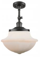 Innovations Lighting 201F-OB-G531-LED - Oxford - 1 Light - 7 inch - Oil Rubbed Bronze - Semi-Flush Mount