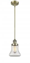 Innovations Lighting 201S-AB-G192-LED - Bellmont - 1 Light - 7 inch - Antique Brass - Stem Hung - Mini Pendant