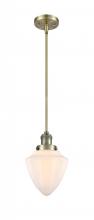 Innovations Lighting 201S-AB-G661-7 - Bullet - 1 Light - 7 inch - Antique Brass - Stem Hung - Mini Pendant