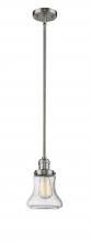 Innovations Lighting 201S-SN-G194 - Bellmont - 1 Light - 7 inch - Brushed Satin Nickel - Stem Hung - Mini Pendant