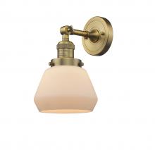 Innovations Lighting 203-BB-G171 - Fulton - 1 Light - 7 inch - Brushed Brass - Sconce