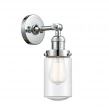 Innovations Lighting 203-PC-G314 - Dover - 1 Light - 5 inch - Polished Chrome - Sconce