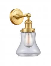  203-SG-G192 - Bellmont - 1 Light - 7 inch - Satin Gold - Sconce