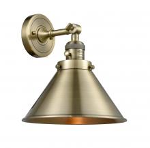  203SW-AB-M10-AB-LED - Briarcliff - 1 Light - 10 inch - Antique Brass - Sconce