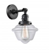 Innovations Lighting 203SW-BK-G532 - Oxford - 1 Light - 8 inch - Matte Black - Sconce