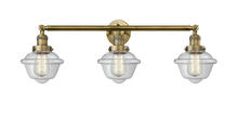  205-BB-G532 - Oxford - 3 Light - 34 inch - Brushed Brass - Bath Vanity Light