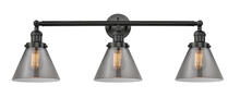 Innovations Lighting 205-BK-G43 - Cone - 3 Light - 32 inch - Matte Black - Bath Vanity Light