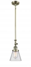 Innovations Lighting 206-AB-G62 - Cone - 1 Light - 6 inch - Antique Brass - Stem Hung - Mini Pendant