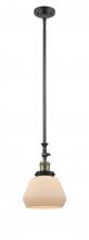  206-BAB-G171 - Fulton - 1 Light - 7 inch - Black Antique Brass - Stem Hung - Mini Pendant