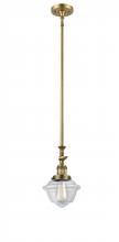 Innovations Lighting 206-BB-G532 - Oxford - 1 Light - 7 inch - Brushed Brass - Stem Hung - Mini Pendant