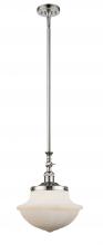 Innovations Lighting 206-PN-G541 - Oxford - 1 Light - 12 inch - Polished Nickel - Stem Hung - Mini Pendant