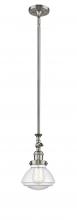 Innovations Lighting 206-SN-G322 - Olean - 1 Light - 7 inch - Brushed Satin Nickel - Stem Hung - Mini Pendant