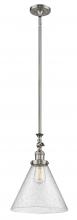 Innovations Lighting 206-SN-G44-L-LED - Cone - 1 Light - 12 inch - Brushed Satin Nickel - Stem Hung - Mini Pendant