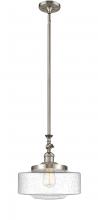 Innovations Lighting 206-SN-G694-12 - Bridgeton - 1 Light - 12 inch - Brushed Satin Nickel - Stem Hung - Mini Pendant