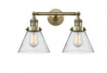 Innovations Lighting 208-AB-G44 - Cone - 2 Light - 18 inch - Antique Brass - Bath Vanity Light