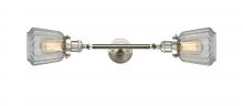 Innovations Lighting 208L-SN-G142 - Chatham - 2 Light - 7 inch - Brushed Satin Nickel - Bath Vanity Light