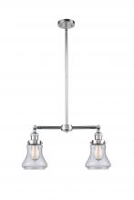 Innovations Lighting 209-PC-G194 - Bellmont - 2 Light - 21 inch - Polished Chrome - Stem Hung - Island Light