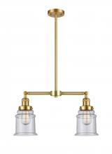 Innovations Lighting 209-SG-G184 - Canton - 2 Light - 21 inch - Satin Gold - Stem Hung - Adjustable Island Light