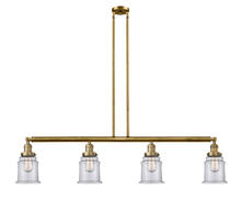 Innovations Lighting 214-BB-G182 - Canton - 4 Light - 51 inch - Brushed Brass - Stem Hung - Island Light