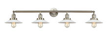 Innovations Lighting 215-SN-G1 - Halophane - 4 Light - 45 inch - Brushed Satin Nickel - Bath Vanity Light