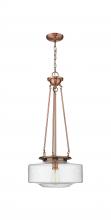 Innovations Lighting 221-1P-AC-G694-16 - Bridgeton - 1 Light - 16 inch - Antique Copper - Chain Hung - Pendant