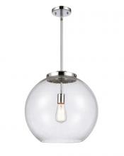 Innovations Lighting 221-1S-PC-G124-16 - Athens - 1 Light - 16 inch - Polished Chrome - Cord hung - Pendant