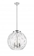 Innovations Lighting 221-3S-PC-G1215-16-LED - Athens Water Glass - 3 Light - 16 inch - Polished Chrome - Cord hung - Pendant