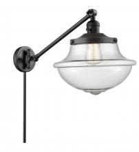 Innovations Lighting 237-BK-G544 - Oxford - 1 Light - 12 inch - Matte Black - Swing Arm