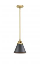 Innovations Lighting 288-1S-SG-M13-BK - Appalachian - 1 Light - 8 inch - Satin Gold - Cord hung - Mini Pendant