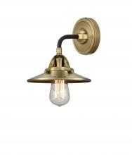 Innovations Lighting 288-1W-BAB-M4-AB - Railroad - 1 Light - 8 inch - Black Antique Brass - Sconce