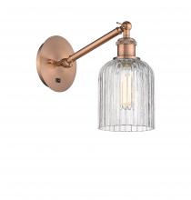 Innovations Lighting 317-1W-AC-G559-5CL - Bridal Veil - 1 Light - 5 inch - Antique Copper - Sconce