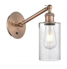 Innovations Lighting 317-1W-AC-G804 - Clymer - 1 Light - 4 inch - Antique Copper - Sconce