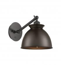 Innovations Lighting 317-1W-OB-M14-OB - Adirondack - 1 Light - 8 inch - Oil Rubbed Bronze - Sconce