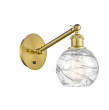 Innovations Lighting 317-1W-SG-G1213-6 - Athens Deco Swirl - 1 Light - 6 inch - Satin Gold - Sconce