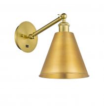 Innovations Lighting 317-1W-SG-MBC-8-SG - Berkshire - 1 Light - 8 inch - Satin Gold - Sconce