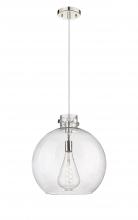 Innovations Lighting 410-1PL-PN-G410-16SDY - Newton Sphere - 1 Light - 16 inch - Polished Nickel - Cord hung - Pendant