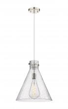 Innovations Lighting 410-1PL-PN-G411-16SDY - Newton Cone - 1 Light - 16 inch - Polished Nickel - Cord hung - Pendant