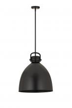  410-1SL-BK-M412-16BK - Newton Sphere - 1 Light - 16 inch - Matte Black - Pendant