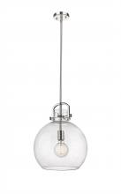 Innovations Lighting 410-1SL-PN-G410-14SDY - Newton Sphere - 1 Light - 14 inch - Polished Nickel - Pendant